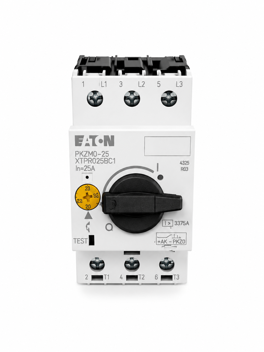 EATON Thermal Magnetic Circuit Breaker Motor Protect PKZM0-25 25 A 3 Pole