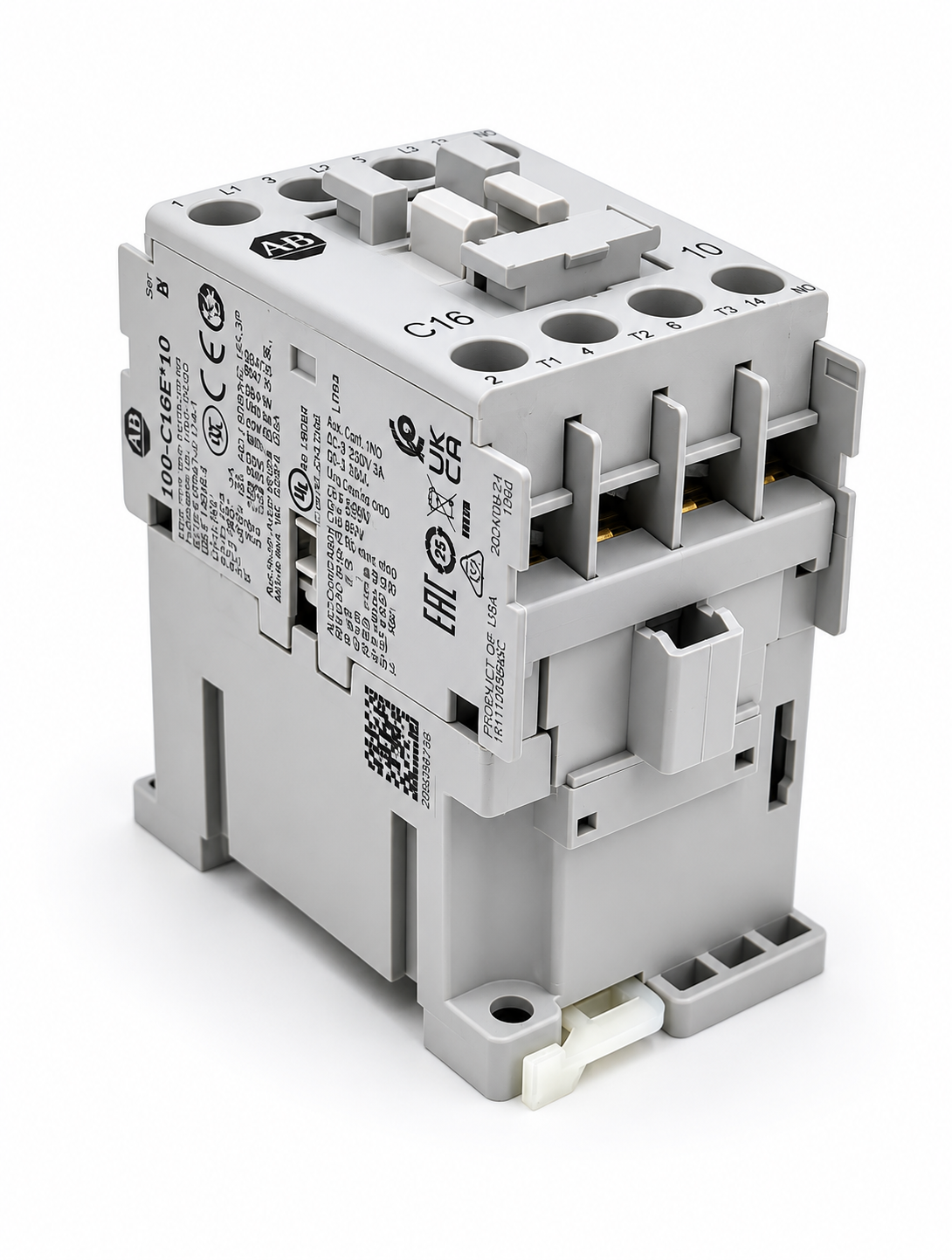 Allen Bradley 100-C16EJ10 24V dc Coil 3-Pole 16 A 7.5 kW 3NO Contactor