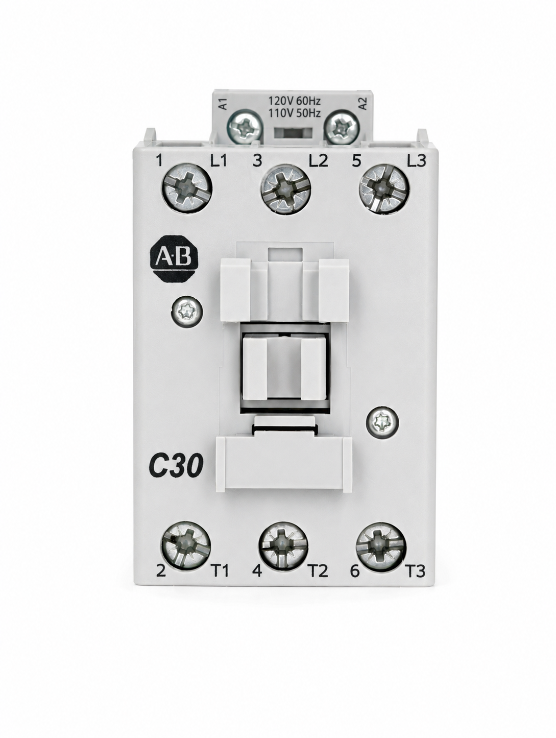 Allen Bradley 100-C30D00 120V 30AMP Contactor No Aux Contact
