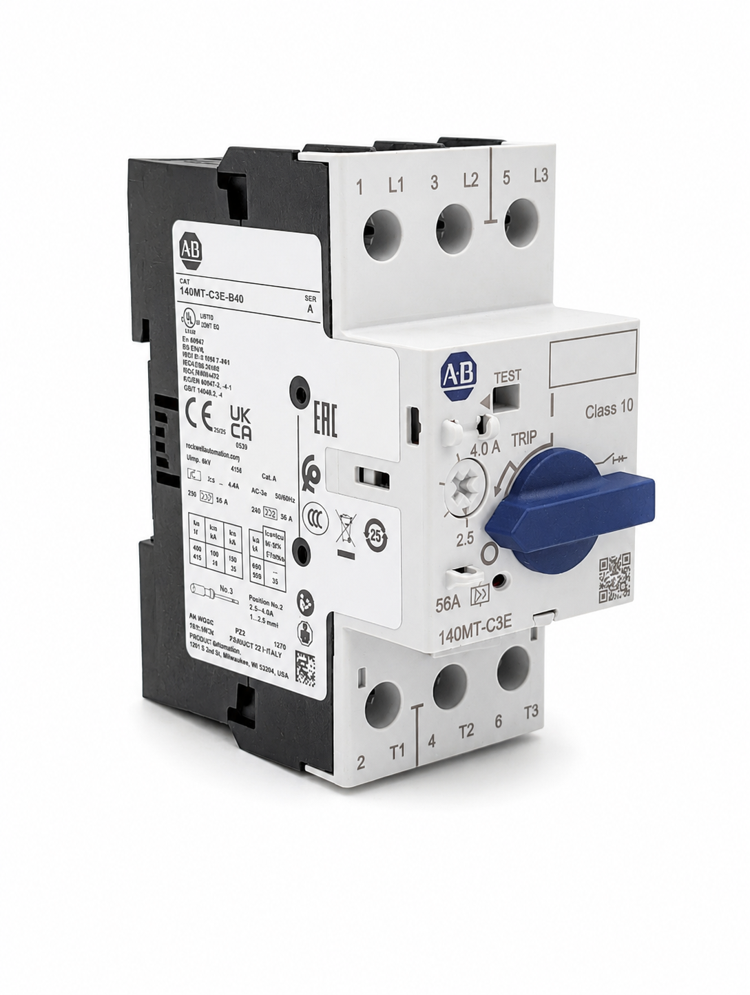 Allen-Bradley 140MT-C3E-B40 Motor Protection Circuit Breaker