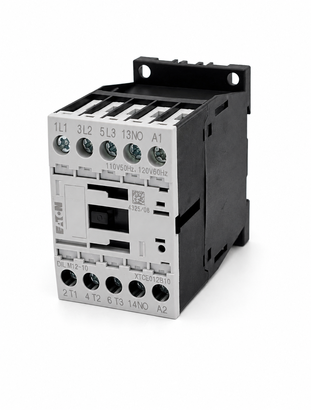 EATON XTCE012B10A XT IEC Contactor, Three-pole, 12 A, 1NO, Contact