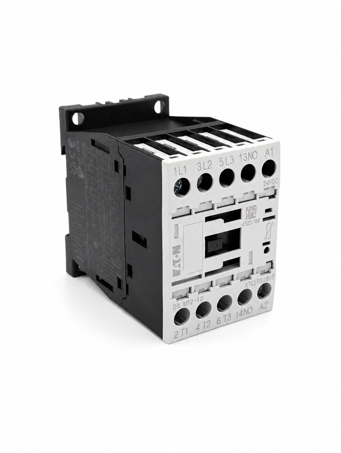 EATON XTCE012B10TD XT IEC Contactor, Three-pole, 12A, 1NO, Contact