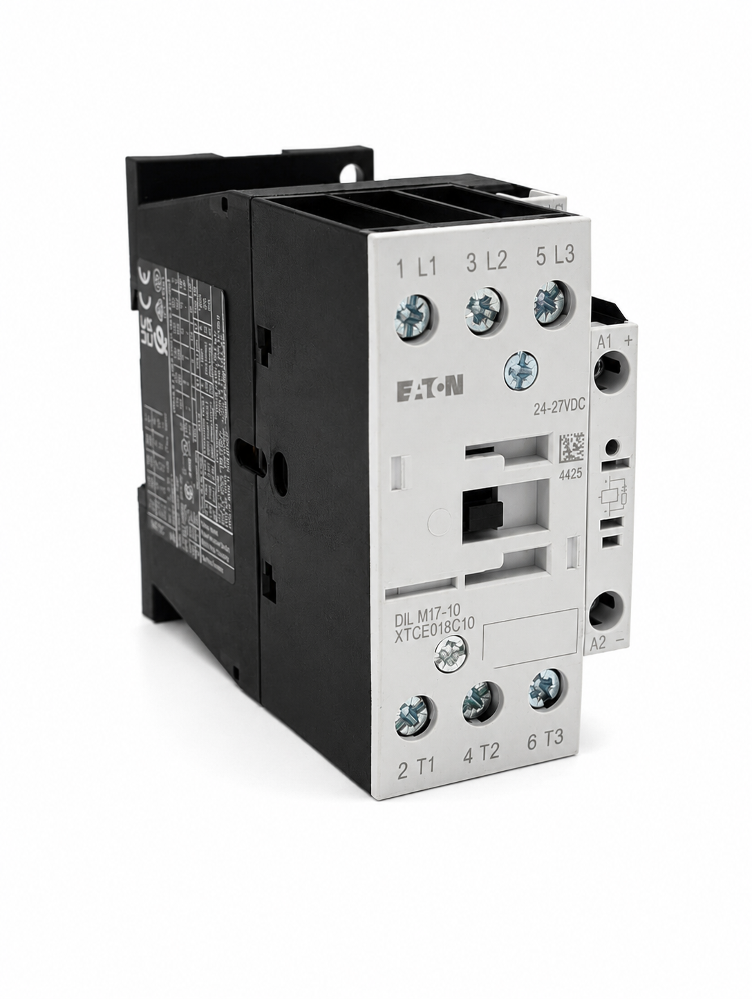 EATON XTCE018C10TD XT IEC Contactor, Three-pole, 18A, 1NO, Contact