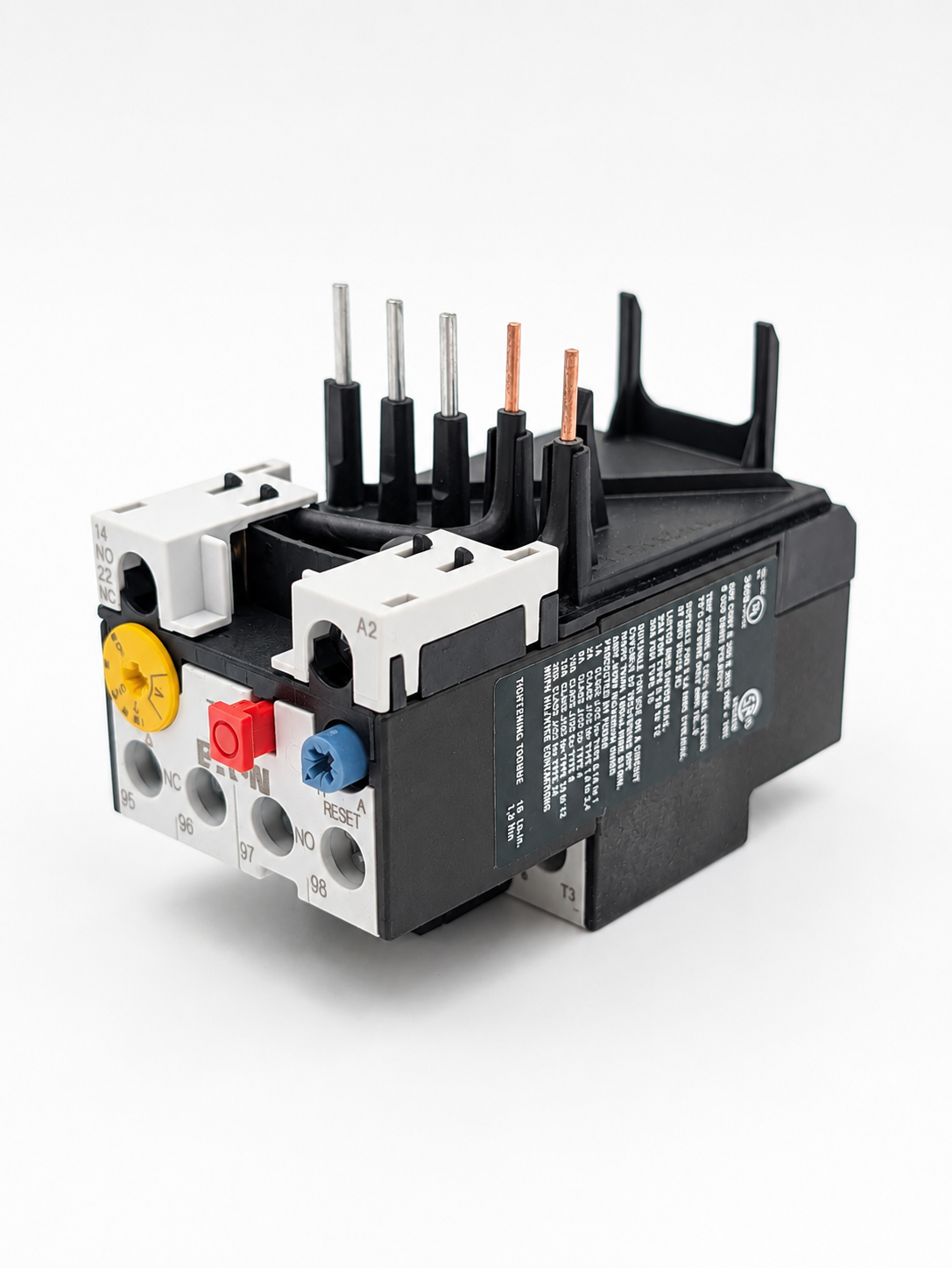EATON XTOB006BC1 Bimetallic overload relay 4-6A 1NO-1NC contact