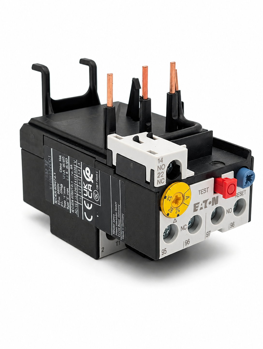 EATON XTOB032CC1 XT IEC bimetallic overload relay, 24-32A overload