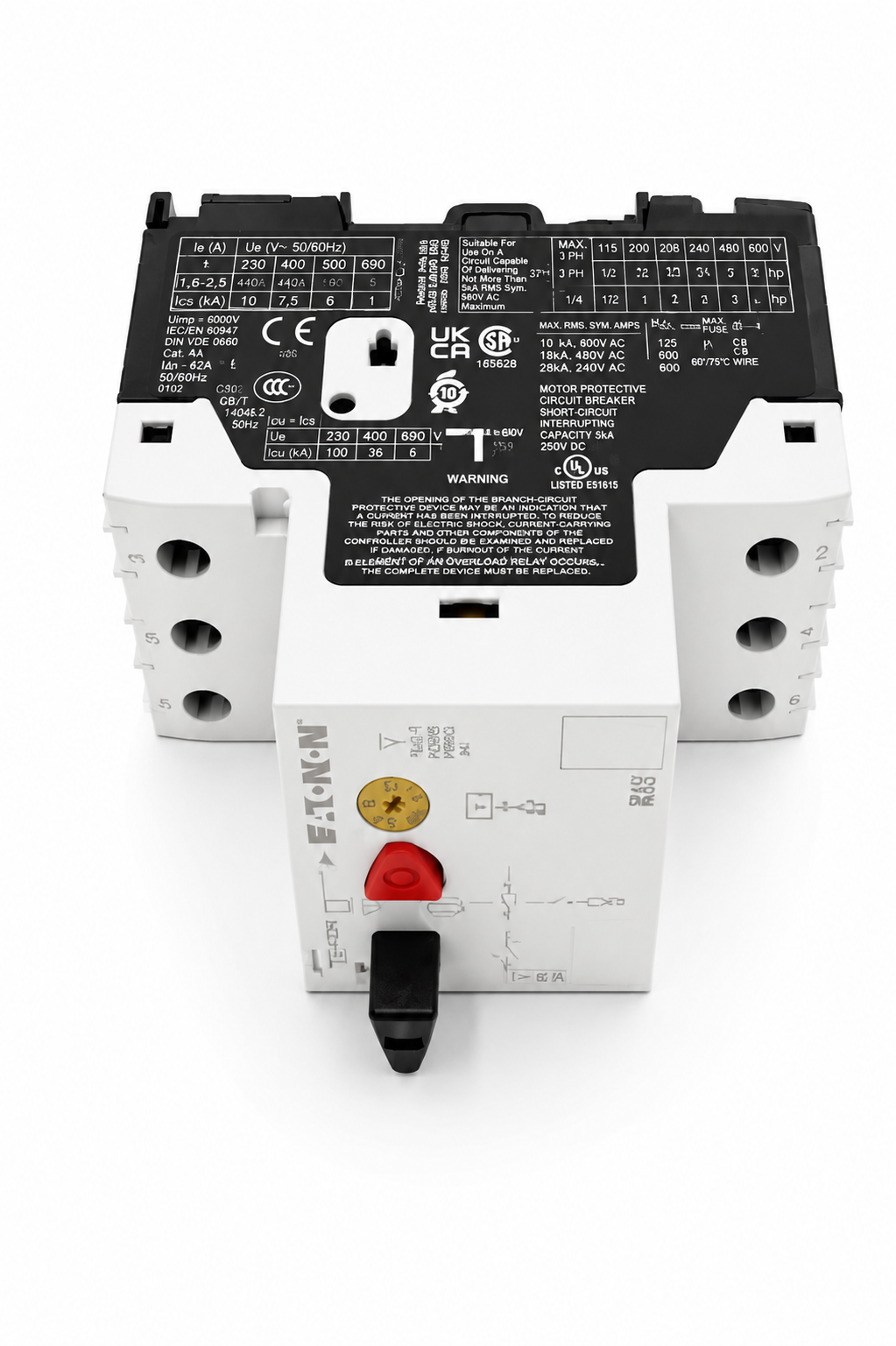 EATON Thermal Magnetic Circuit Breaker Motor Protect PKZM01-4 4A 3 Pole