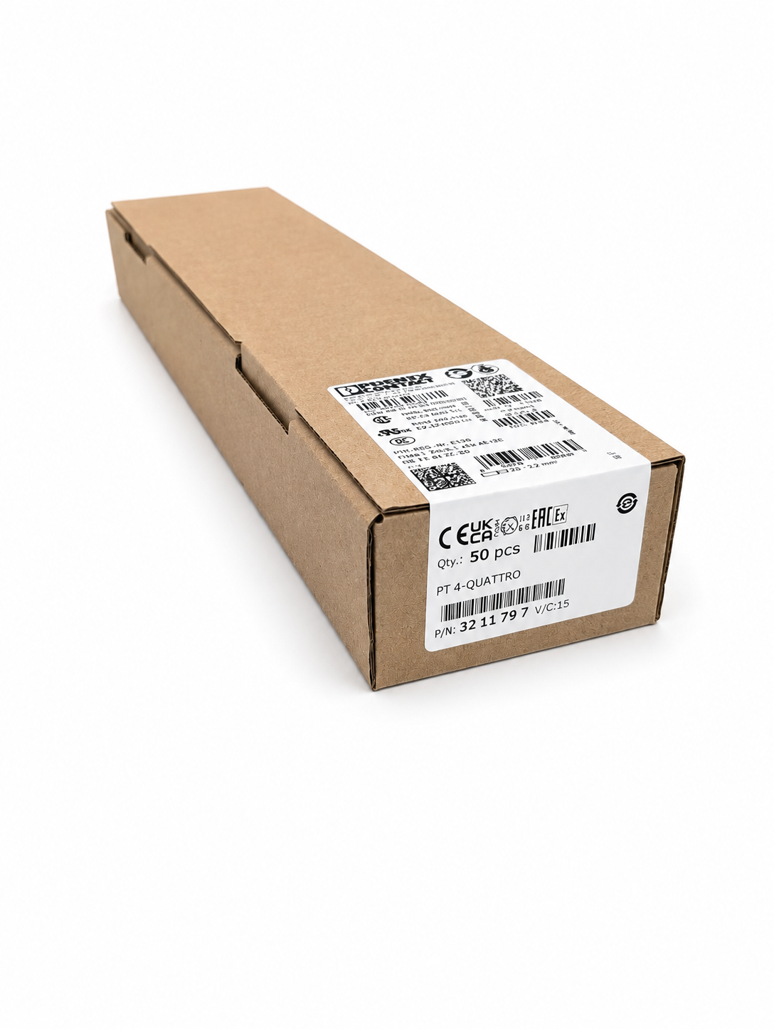 Phoenix Contact PT 4-QUATTRO - Feed-through terminal block 3211797 BOX OF 50 PCS