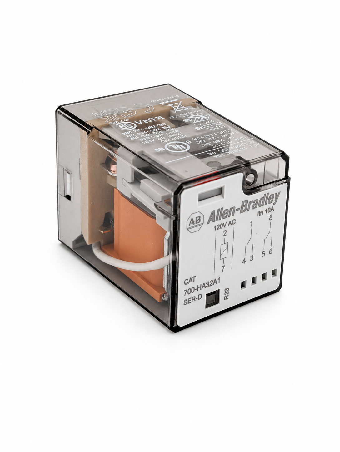Allen Bradley 700-HA32A1 GP Tube Base Relay 10 Amp standard Contact
