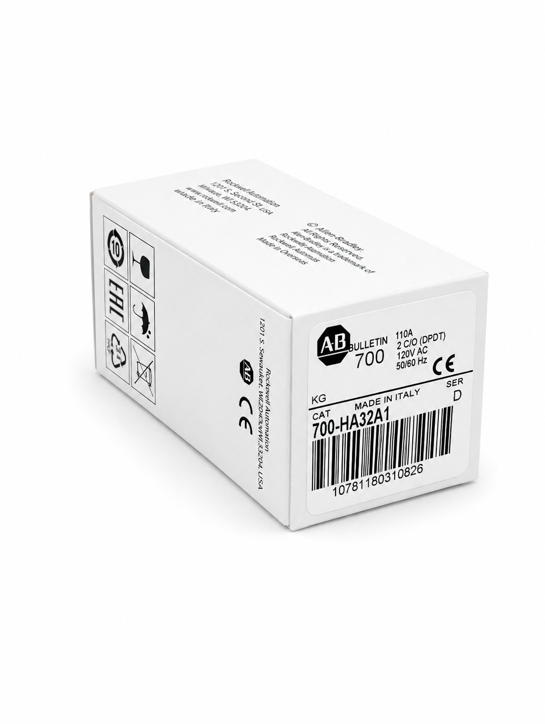 Allen Bradley 700-HA32A1 GP Tube Base Relay 10 Amp standard Contact