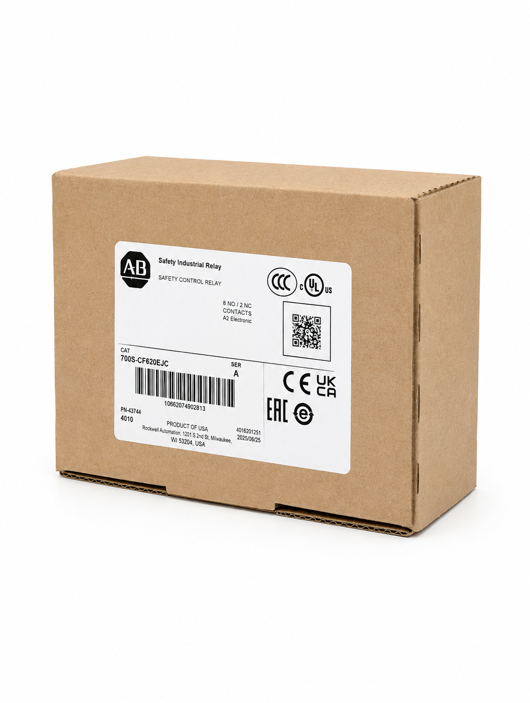 Allen Bradley 700S-CF620EJC Safety Industrial Relay