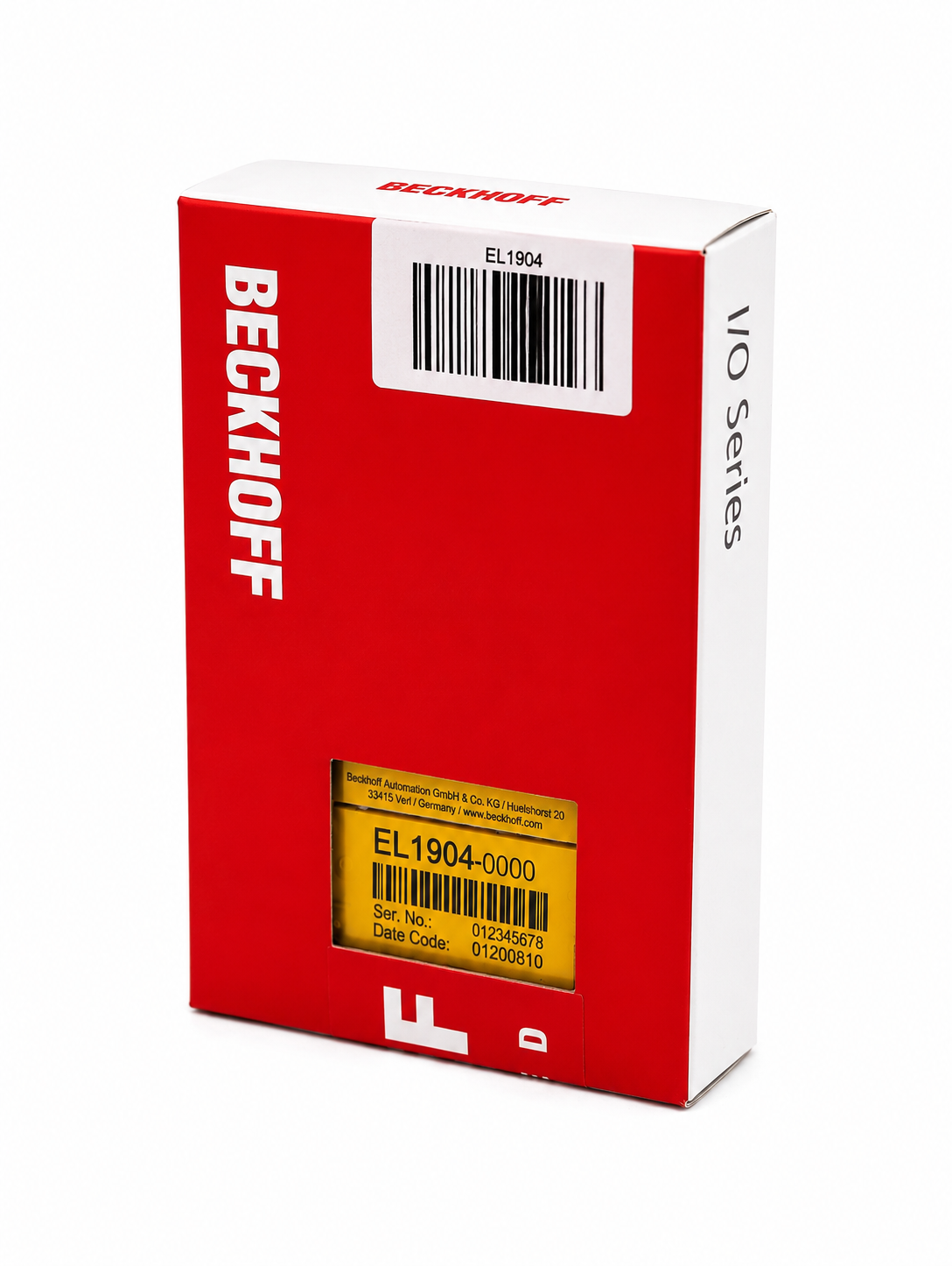Beckhoff EL1904 EtherCAT Terminal 4-channel digital input 24 V DC TwinSAFE