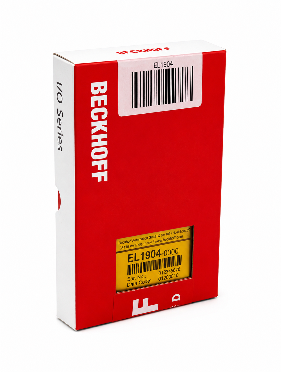 Beckhoff EL1904 EtherCAT Terminal 4-channel digital input 24 V DC TwinSAFE