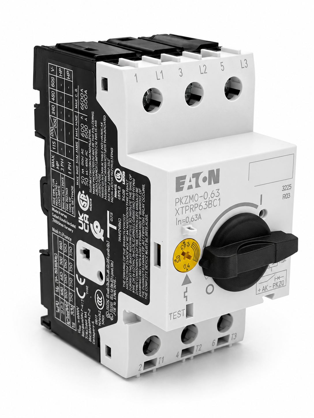 EATON Thermal Magnetic Circuit Breaker Motor Protect PKZM0-0.63 0.12 kW