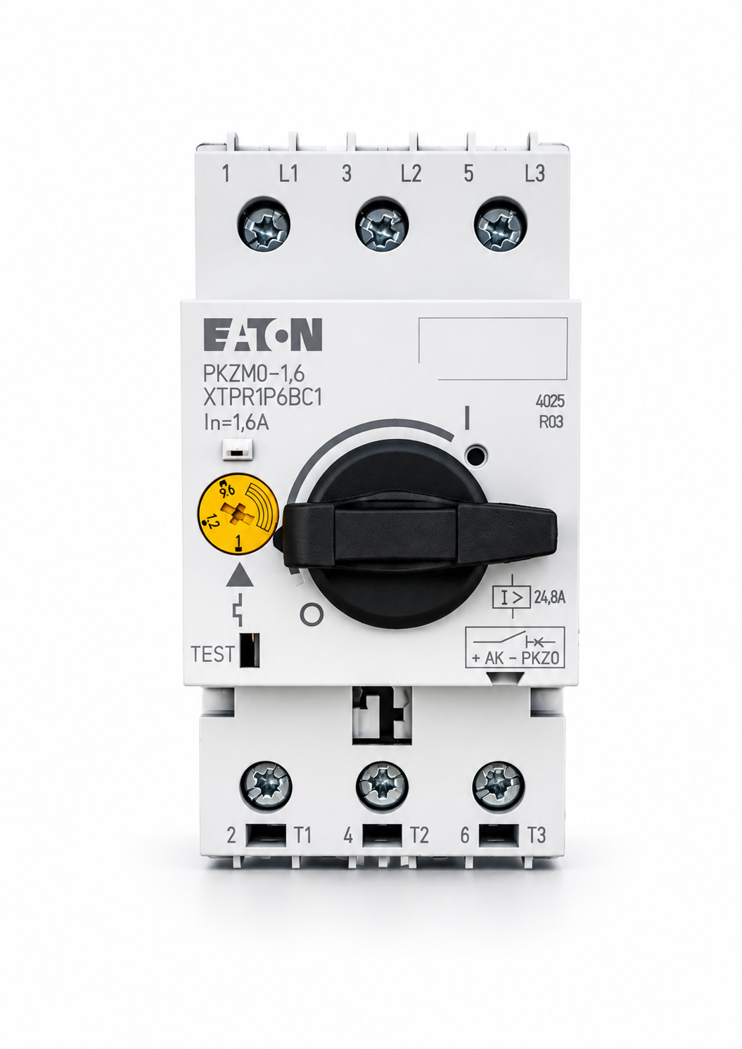 EATON Thermal Magnetic Circuit Breaker Motor Protect PKZM0-2.5 0.75 kW