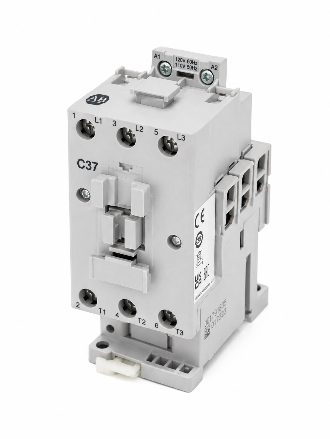 Allen Bradley 100-C37D00 37A 110V 50 Hz/120V 60 Hz AC Contactor