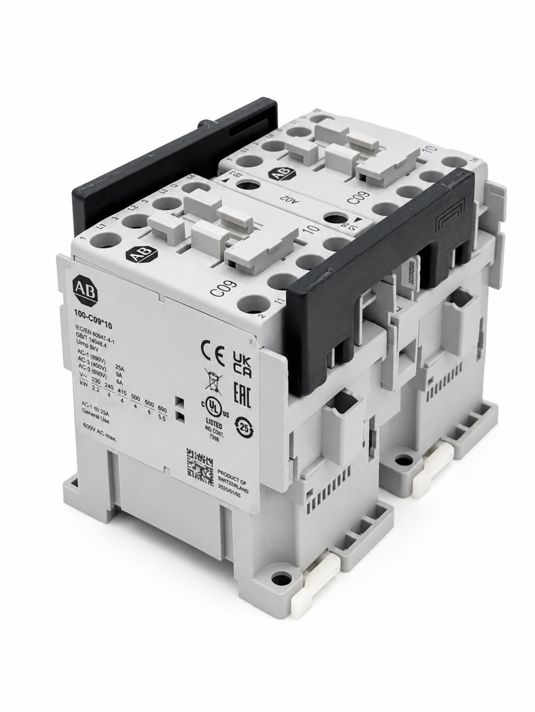 Allen Bradley 104-C09D22 9A 110V 50Hz/120V 60Hz Reversing Contactor