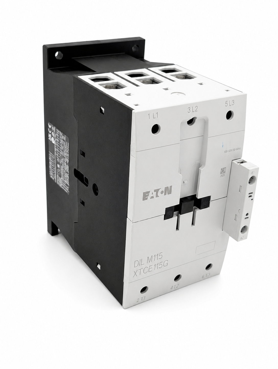 EATON XTCE115G00A XT IEC Contactor, 3-pole, 115A, 0NO-0NC, Contact