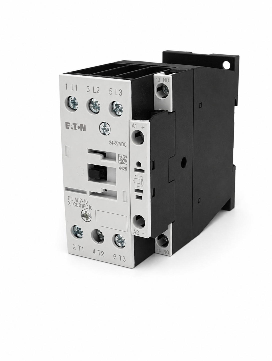 EATON XTCE018C10TD XT IEC Contactor, Three-pole, 18A, 1NO, Contact