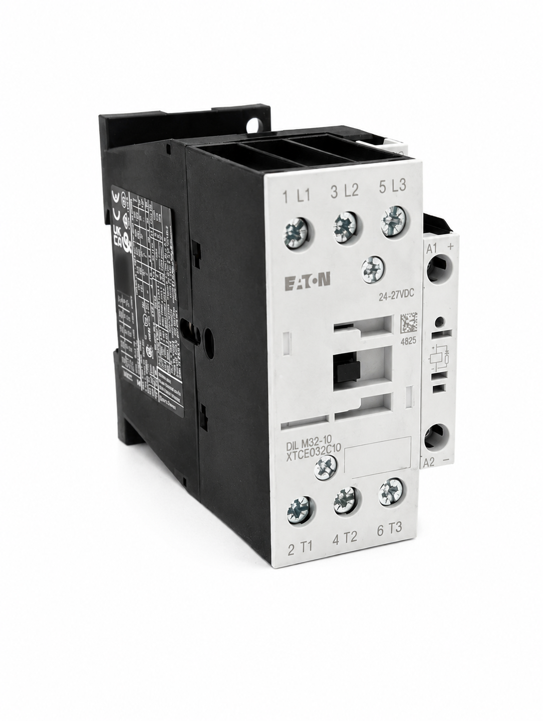 EATON XTCE032C10TD XT IEC Contactor, Three-pole, 32A, 1NO, Contact