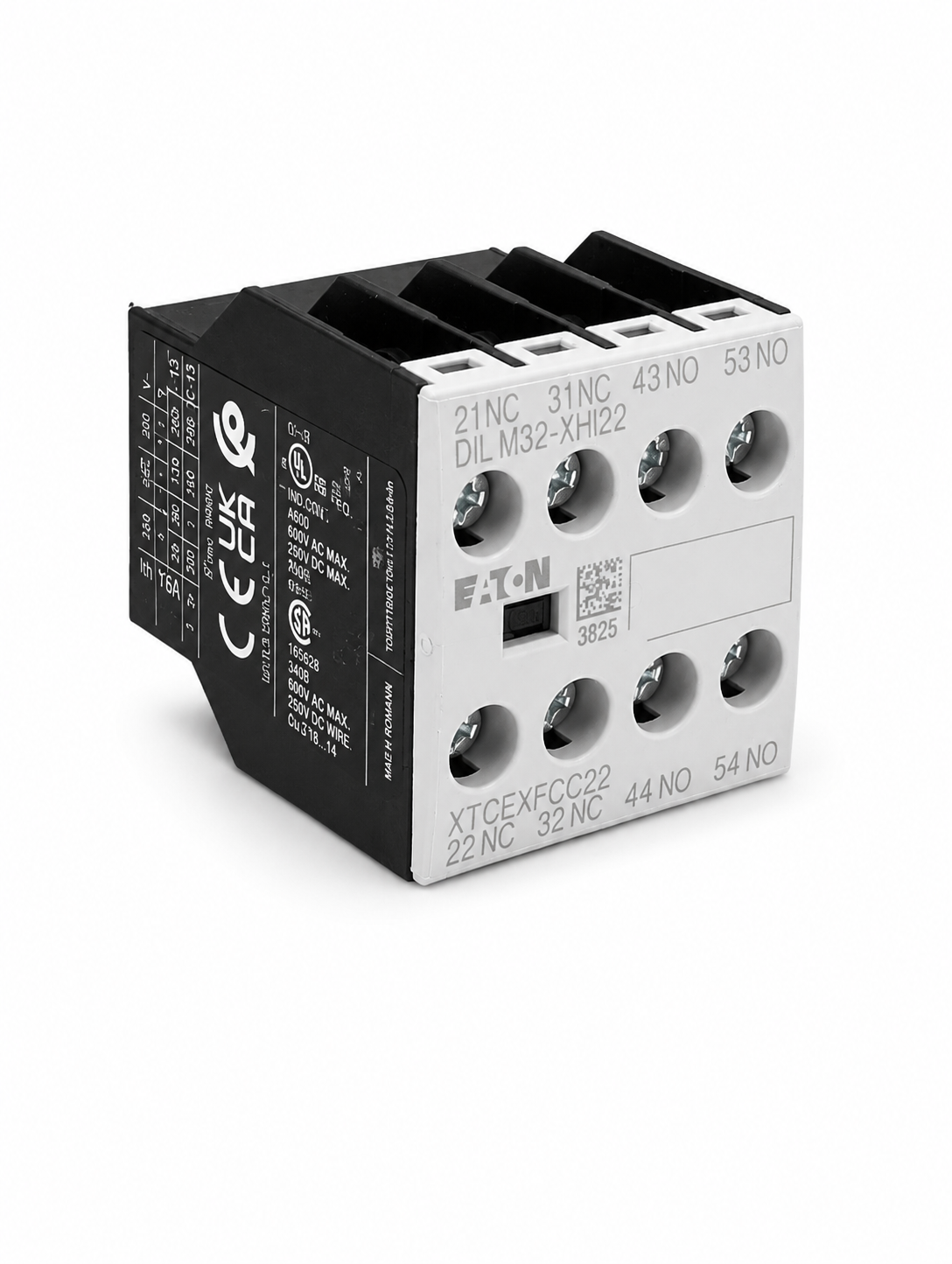 EATON XTCEXFCC22 XT IEC Contactor Aux Contact, 4-poles, Contact