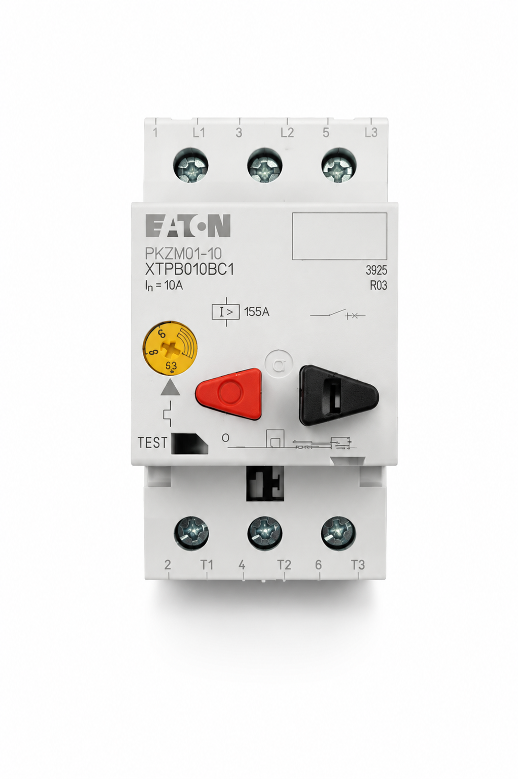EATON Thermal Magnetic Circuit Breaker Motor Protect PKZM01-10 10A 3 Pole
