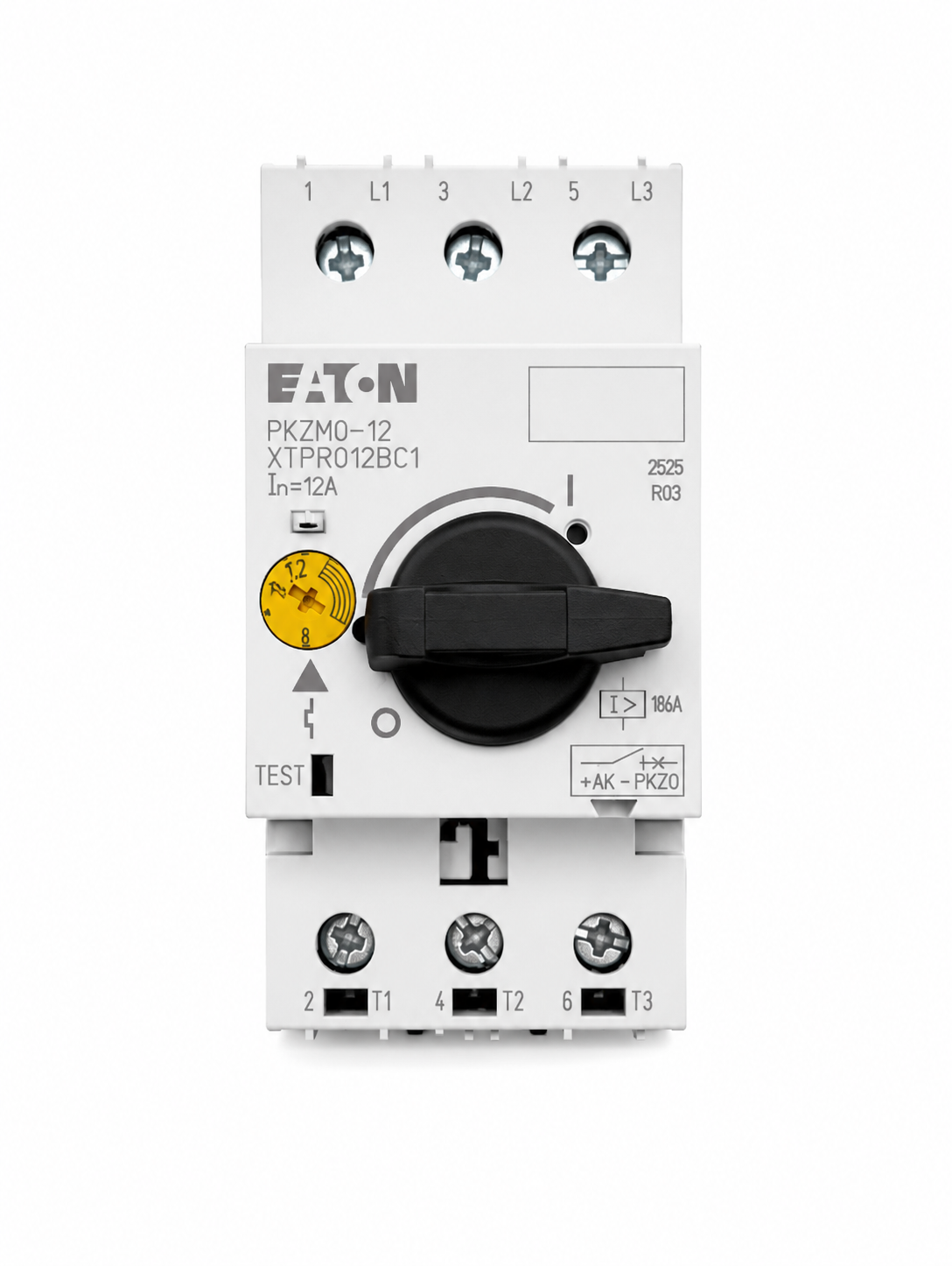 EATON Thermal Magnetic Circuit Breaker Motor Protect PKZM0-12 3p 8-12A