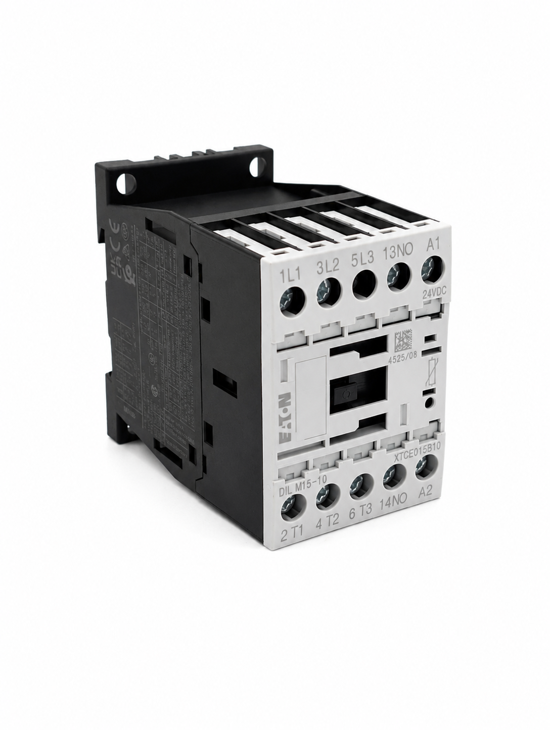 EATON XTCE015B10TD XT IEC Contactor, Three-pole, 15A, 1NO, Contact