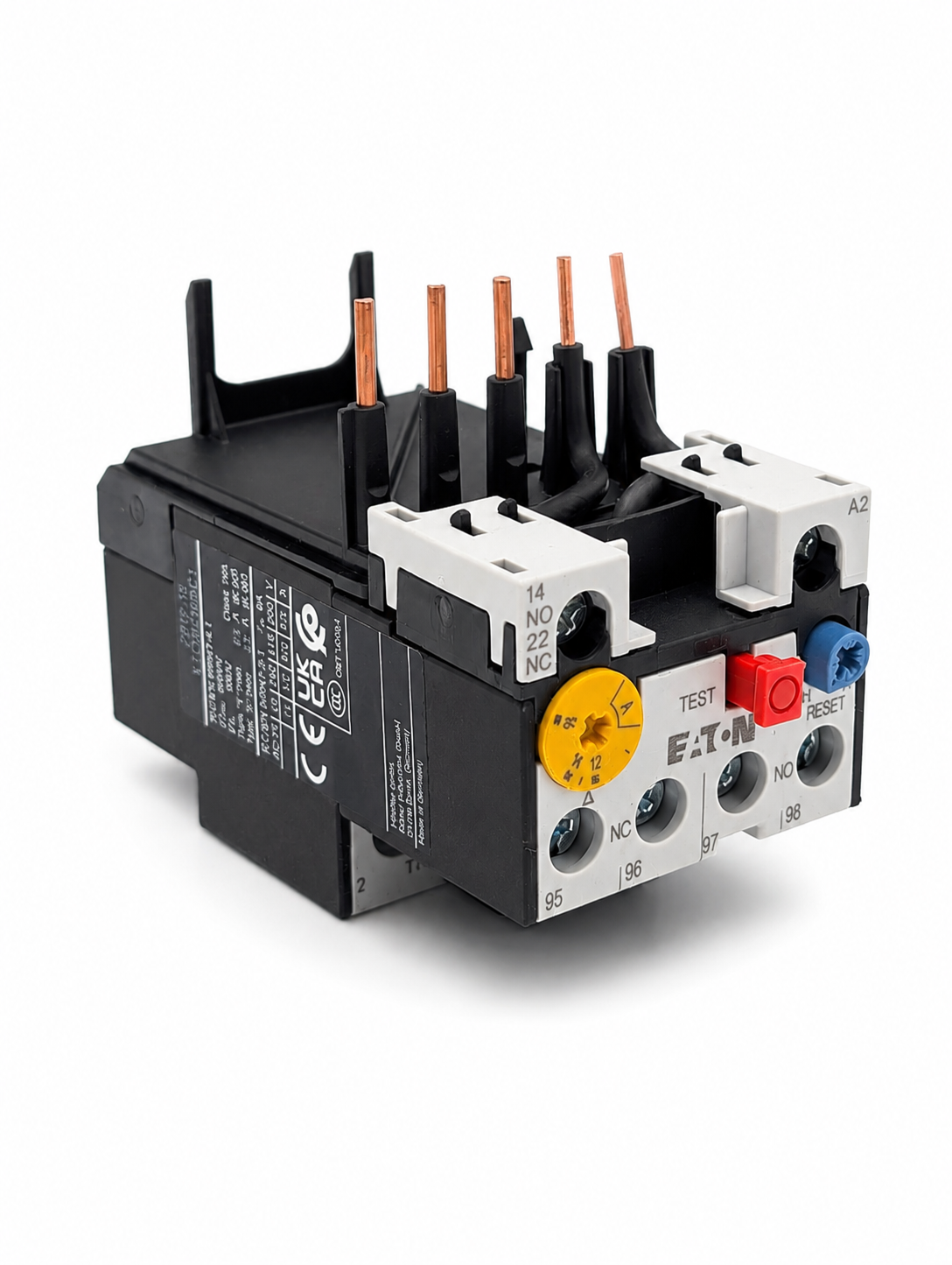 EATON XTOB016BC1 XT IEC bimetallic overload relay, 12-16A overload