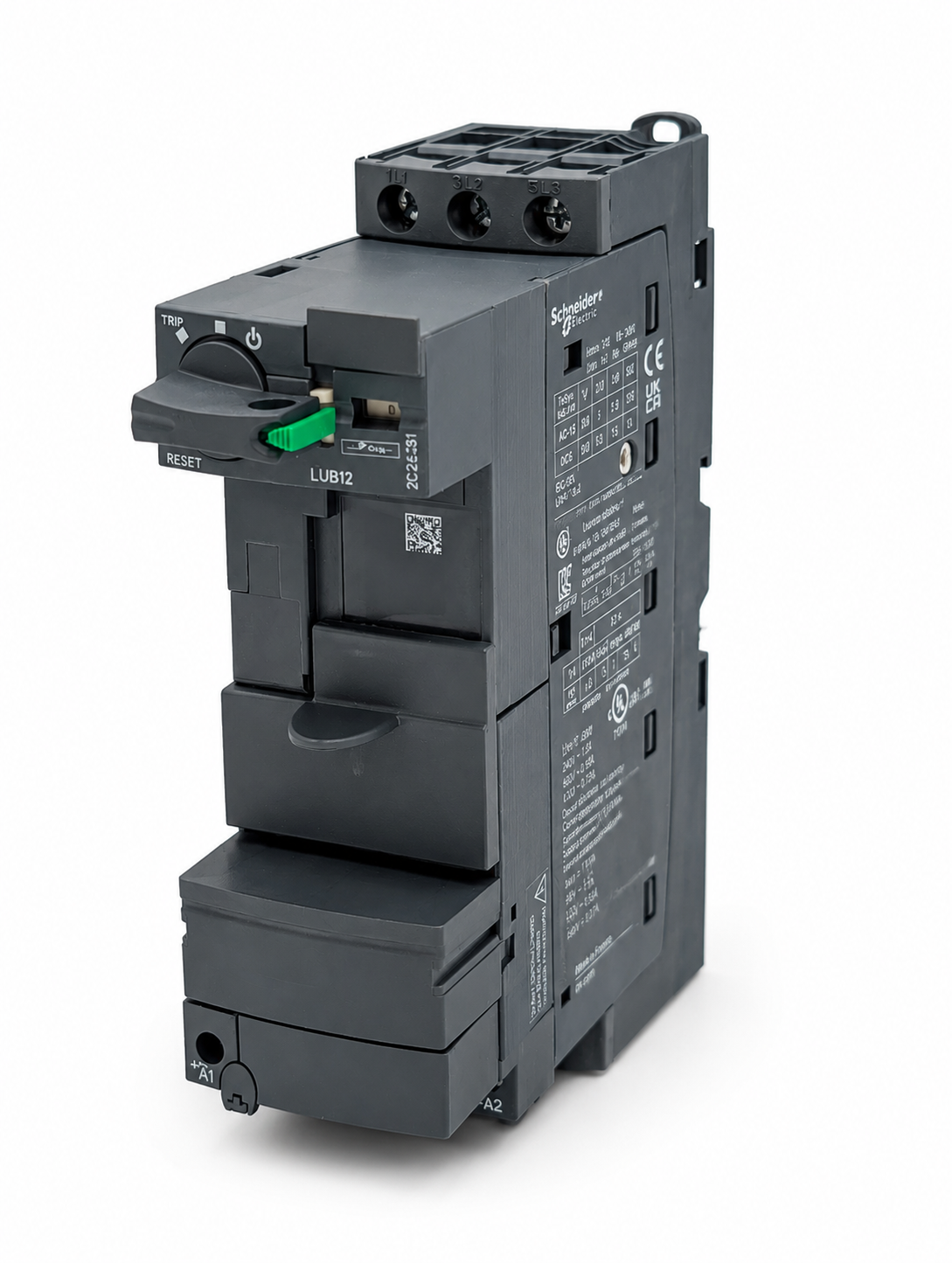 Schneider Electric LUB12 Non reversing power base TeSys Ultra 3P 1NO + 1NC 12A